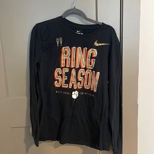 clemson long sleeve tee